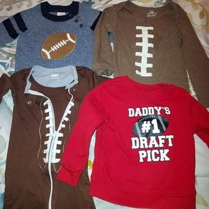 Baby to toddler football apparel